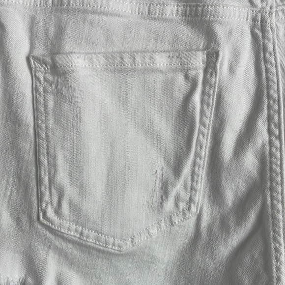Express Lace Up western White High Rise shorts with stretch  Woman’s 8 - Picture 3 of 6